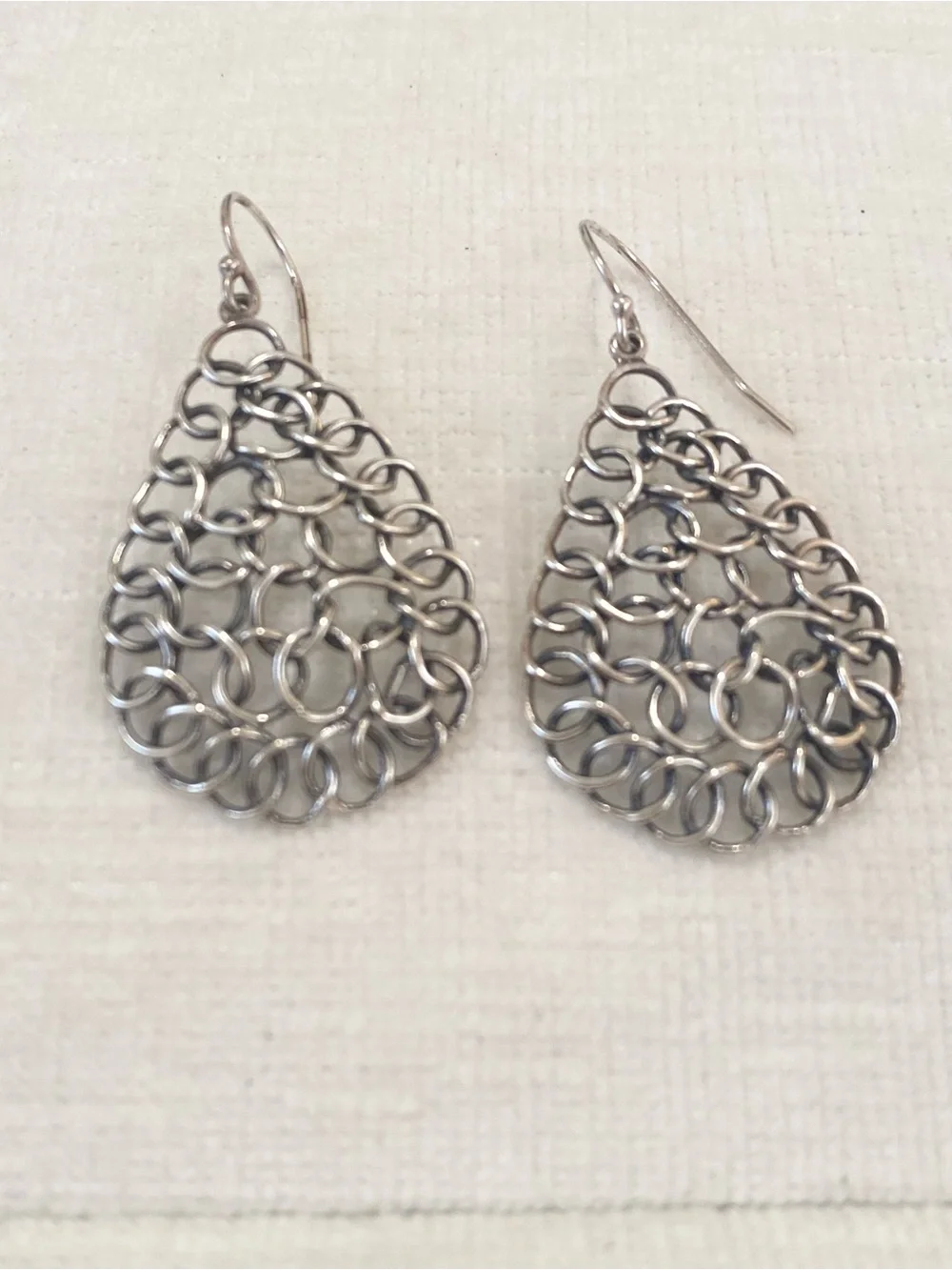 Silpada Teardrop Mesh Dangle Earrings W1519